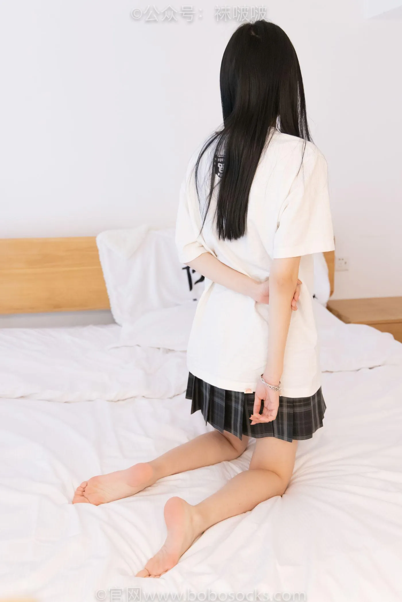 [BoBoSocks袜啵啵]NO.073 稚予-贝壳头、白棉袜、裸足 [145P]插图3